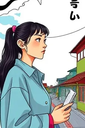 《潮汐邮局》封面，涨潮时分的海边邮局